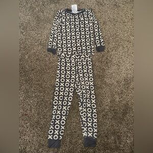 Children's XO Pattern Bamboo Pajama set